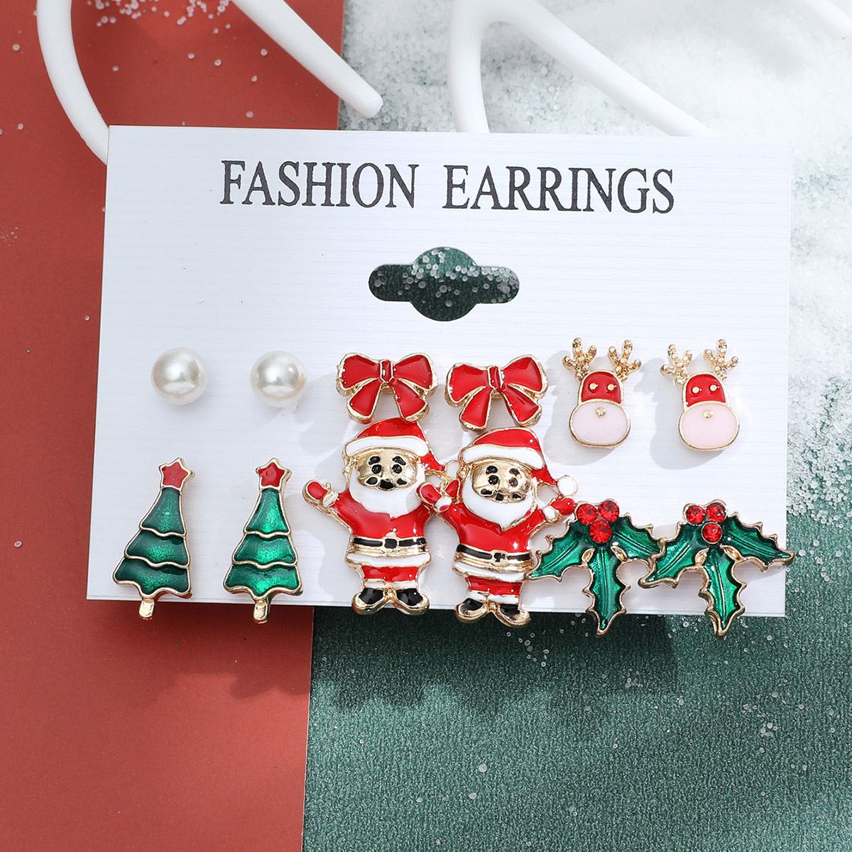 Christmas Designs Earrings Set