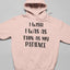 I Wish I Was As Thin As My Patience Hoodie