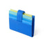 Blue Colored Snap Card Holder