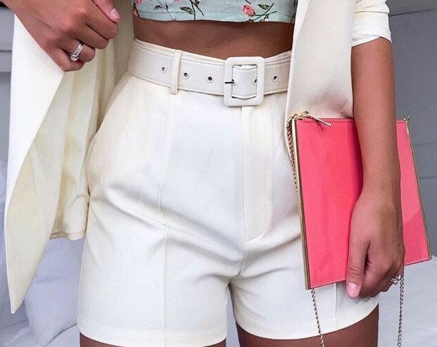 Suit top and shorts