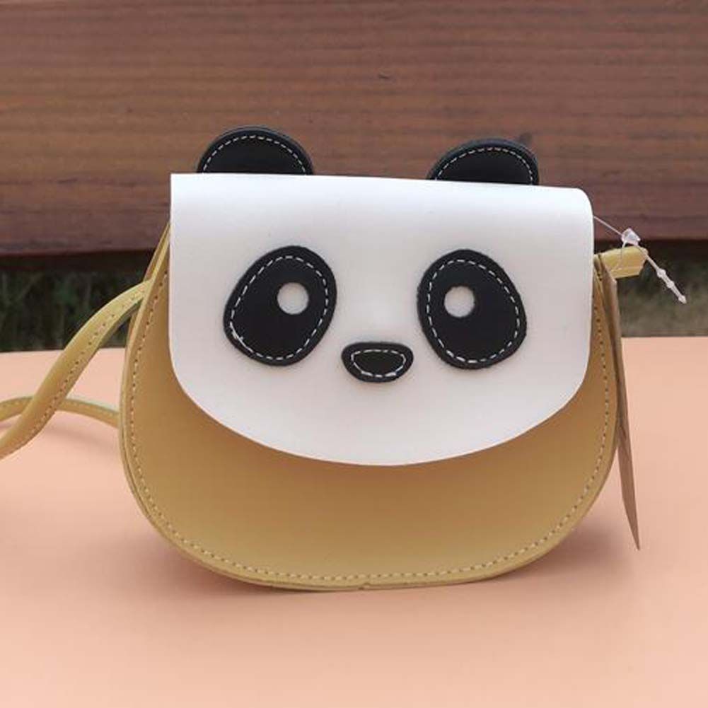 Yellow Panda Crossbody Bag