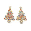 Christmas Tree Diamond Earrings