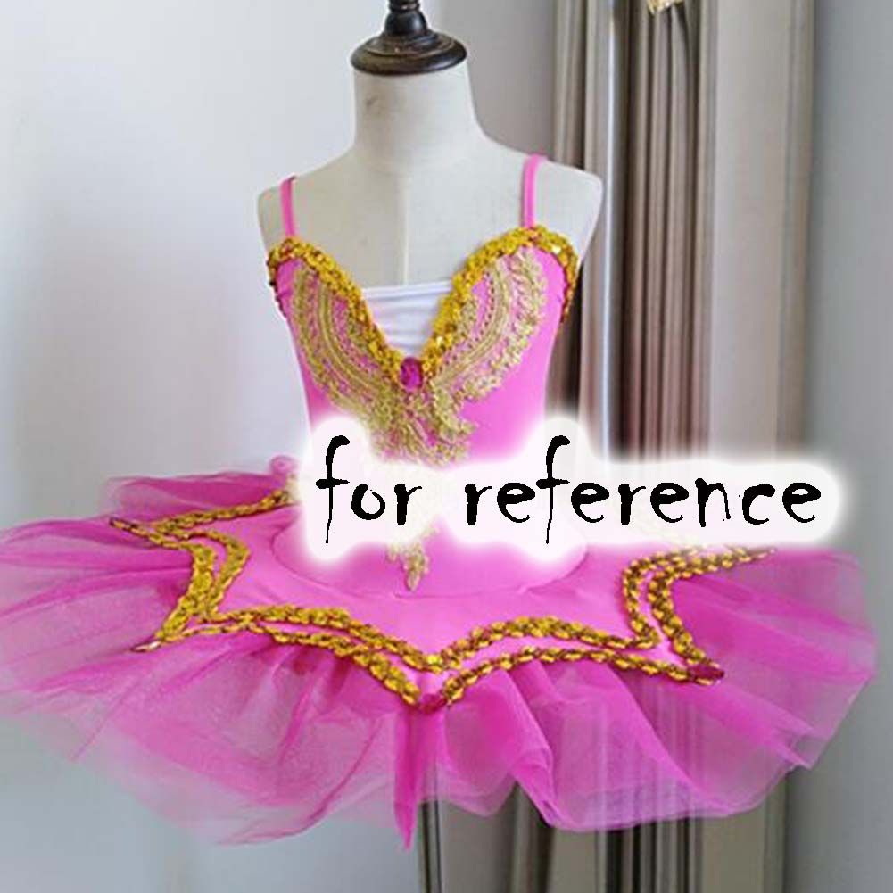 Pink Swan Tutu Skirt Sequins Ballet Dress