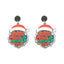 Christmas Tree & Santa Earrings