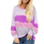 Tie Dye Long Sleeve Sweatshirt Pullover