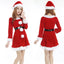 Red Christmas Cloak Dress