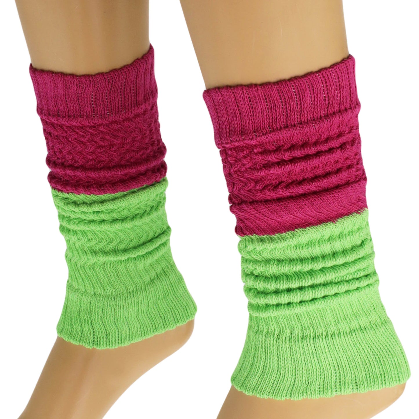 Colorful Soft Knitted Leg Warmer