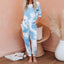 Tie-dye Pajamas Two-piece Suit