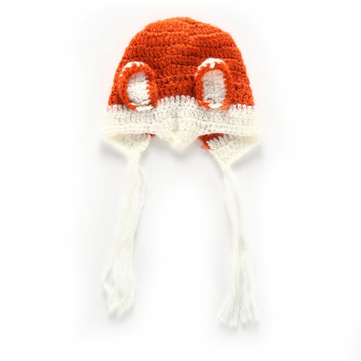 Knitted Hat Earflap Beanie