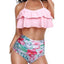 Halter Neck Two Piece Swimsuit