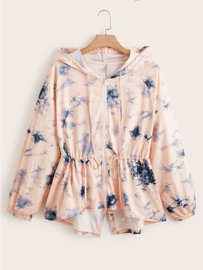 Drawstring Hooded Jacket