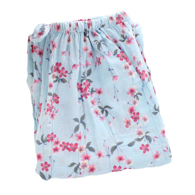 Blue Sakura Loose Pajama Pants