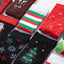 Christmas Novel Colorful Pattern Socks