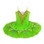 Fluorescent Green Swan Ballet Dress