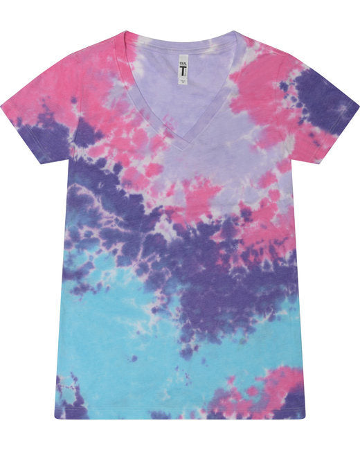 Tie-Dye V-Neck T-Shirt