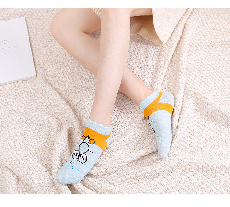 Pattern Short Socks