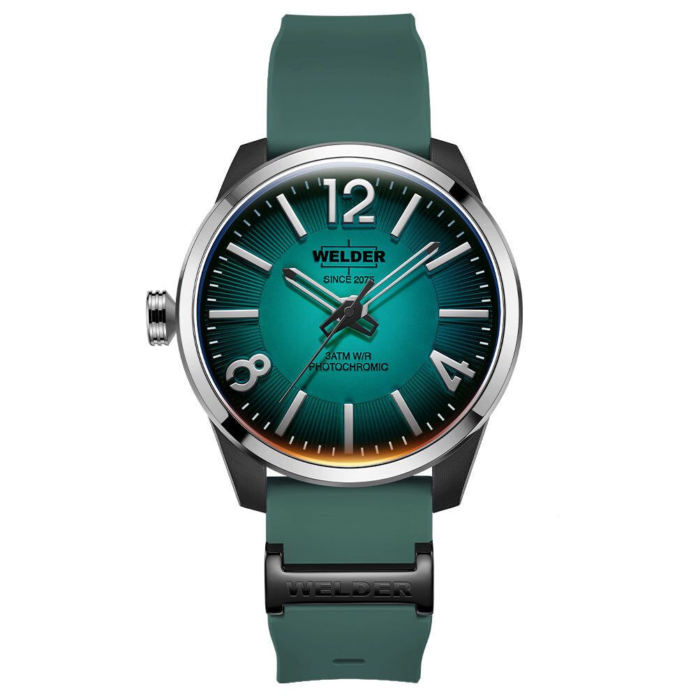 Men's Welder Moody Watch- Green/Silver