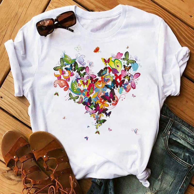 Watercolor Butterfly T Shirt