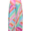 Color Block Wide Leg Pants