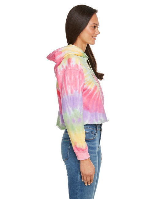 Tie-Dye Cropped Hoodie