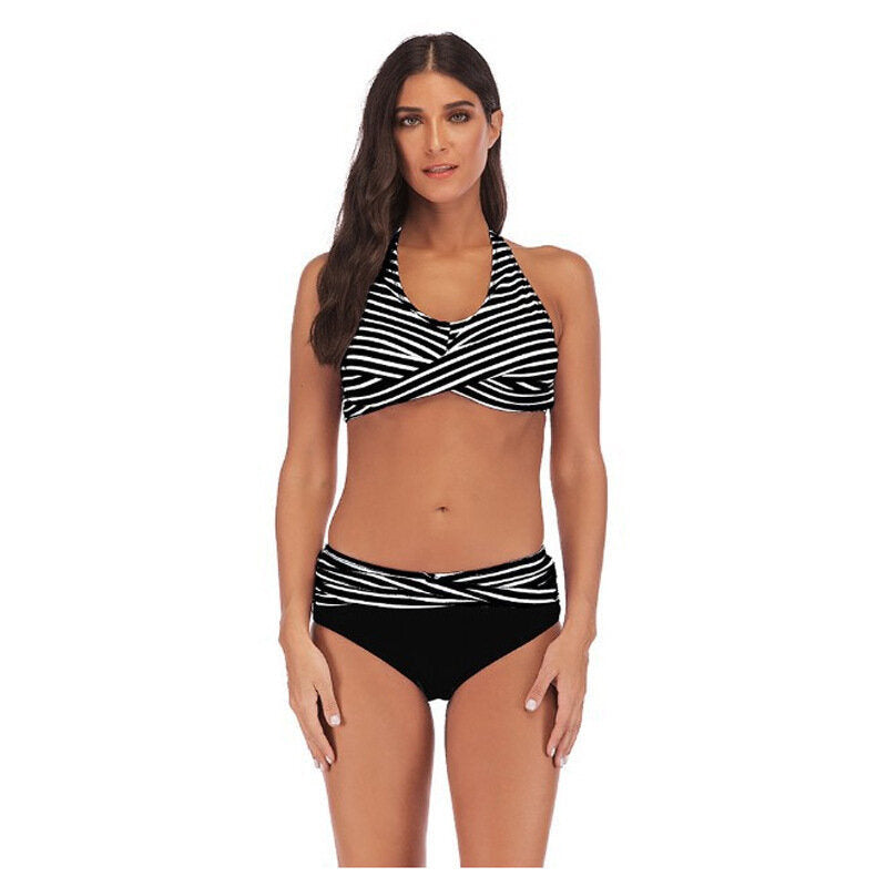 Scallop Two Piece Bathing Suit