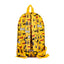 Cat Print Yellow Backpack