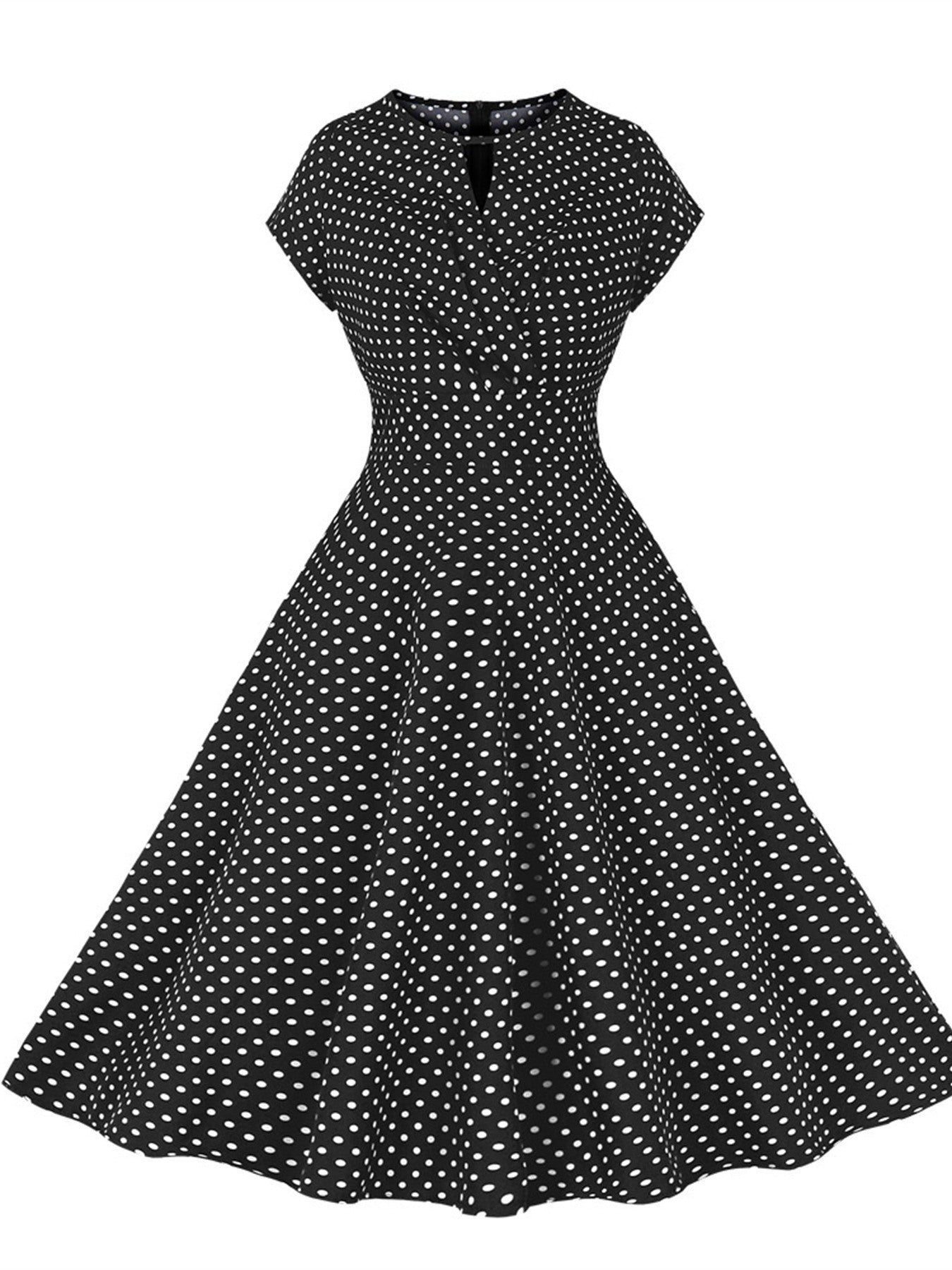 Polka Dot Retro Loose Swing Dress