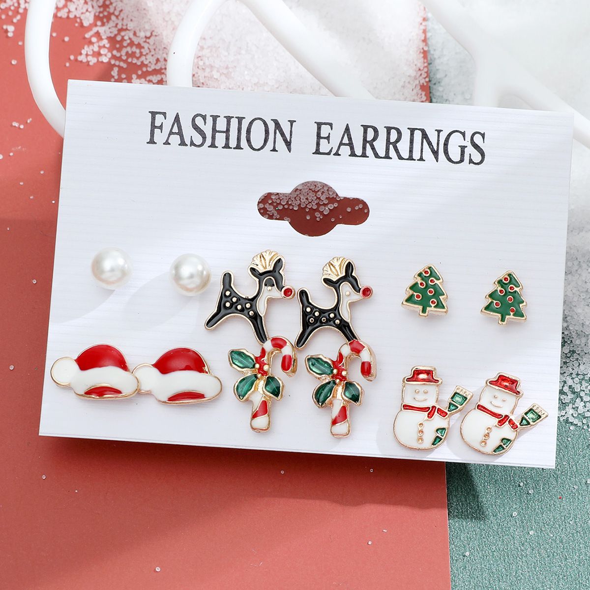 Christmas Designs Earrings Set