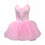 Pink Spaghetti Strap  Ballet Dress