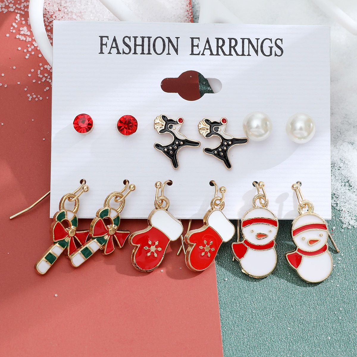 Christmas Designs Earrings Set