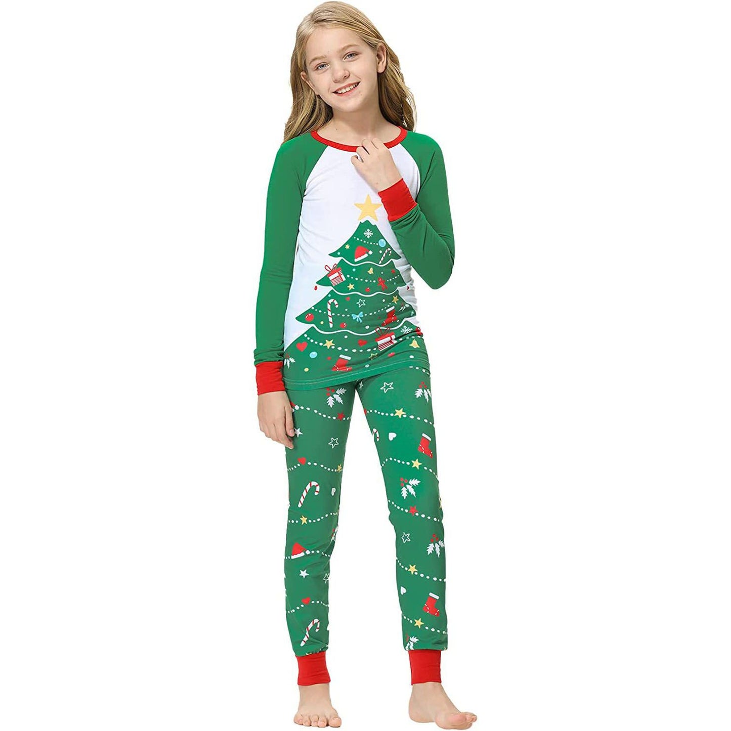 Pajamas Set Santa Claus Sleepwear