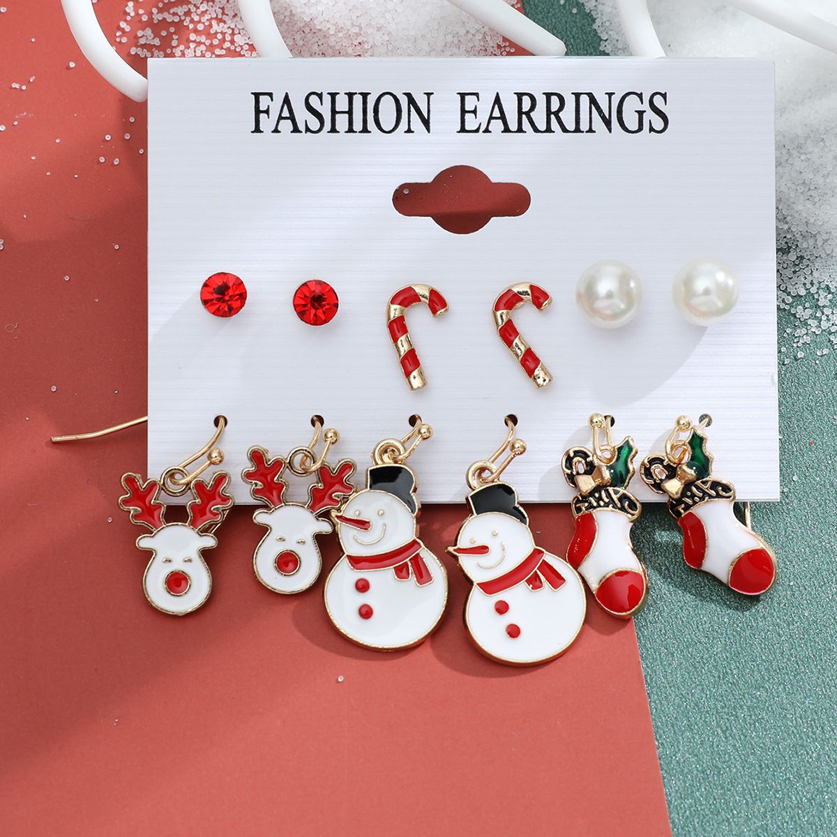 Christmas Designs Earrings Set