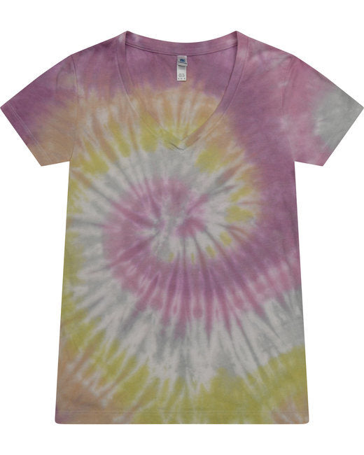 Tie-Dye V-Neck T-Shirt