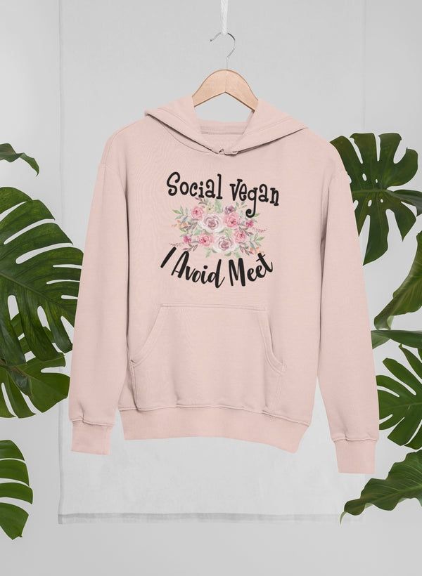 Social Vegan I Avoid Meet Hoodie