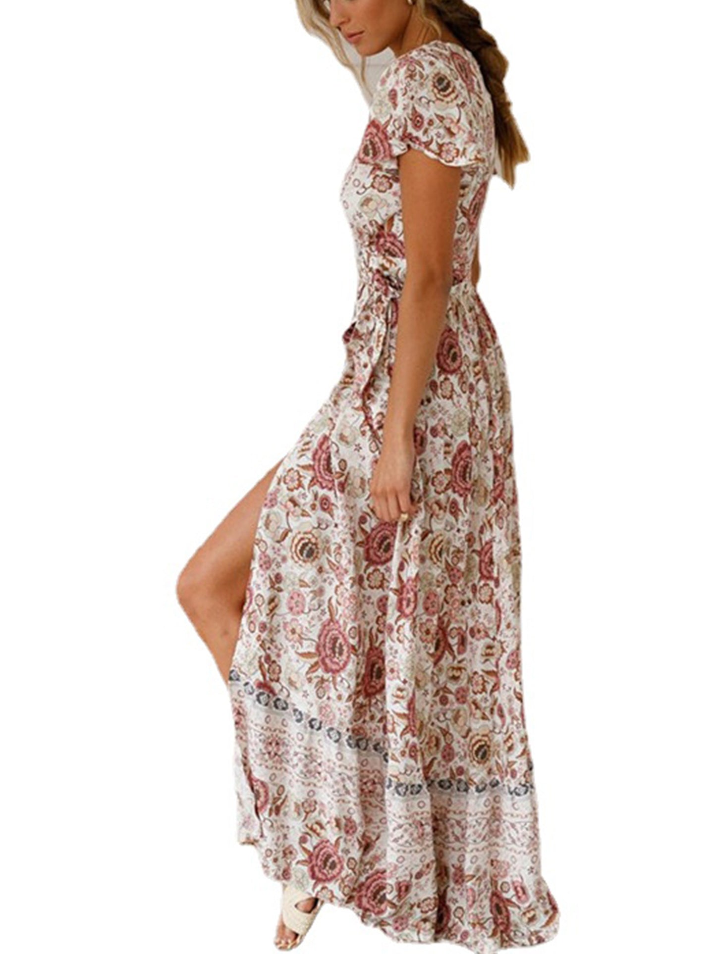 Floral Bohemian Maxi Dress