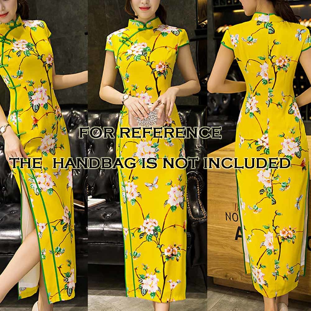 Bright Cheongsam Chinese Dress