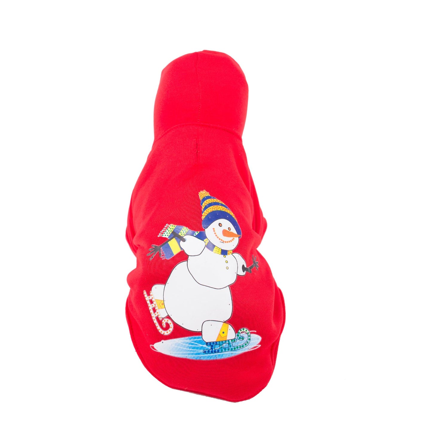 LED Snowman Hooded Sweater Pet Costume