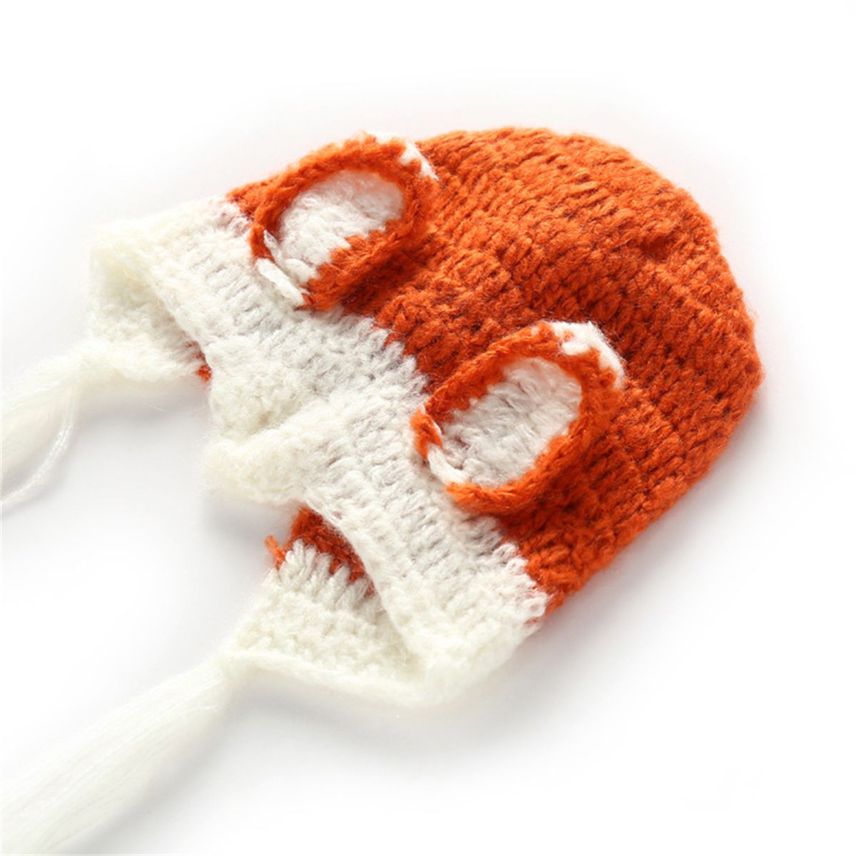 Knitted Hat Earflap Beanie