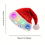 Christmas Santa Hat With Lights