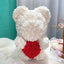 Rose Flower Teddy Bear with Box