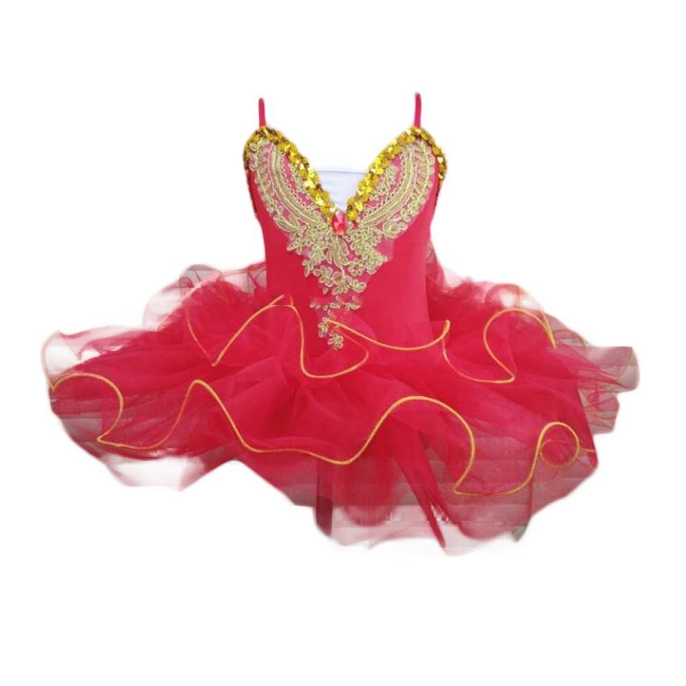 Red Tutu Skirt Ballet Dress