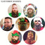 Set 4 Bell + 12 Baubles Beard Ornaments