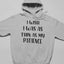 I Wish I Was As Thin As My Patience Hoodie