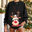 Christmas Oversized Sweatshirts Cute Reindeer