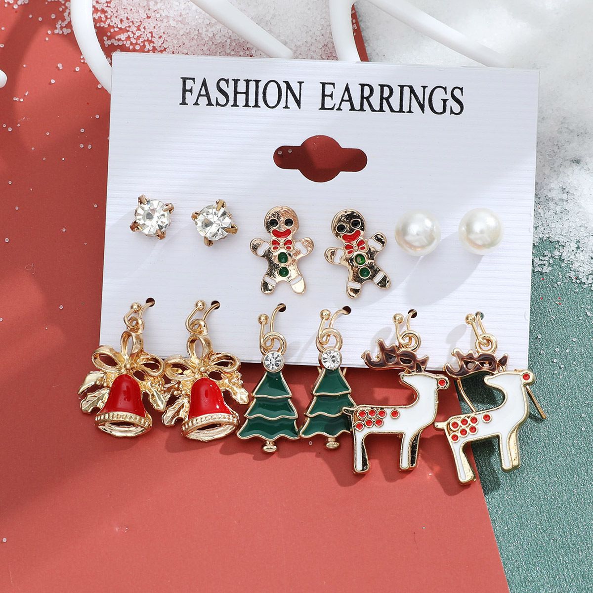 Christmas Designs Earrings Set