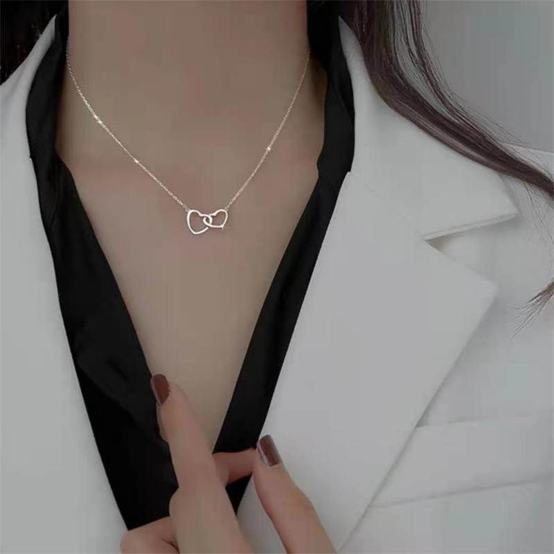 Heart-shaped Clavicle Necklace