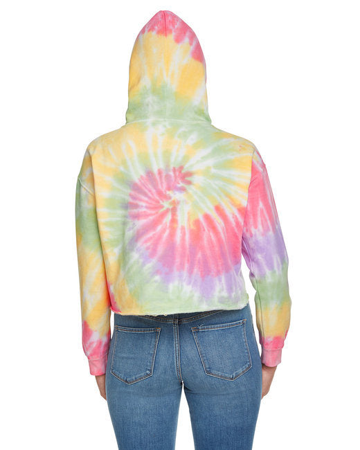 Tie-Dye Cropped Hoodie