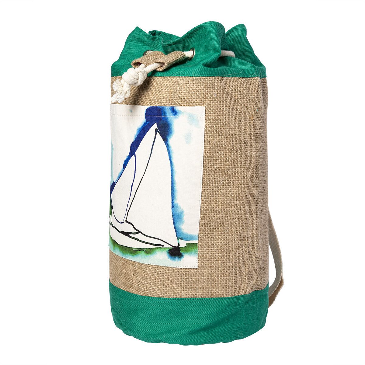 Anemoss Sailboat Jute Bag