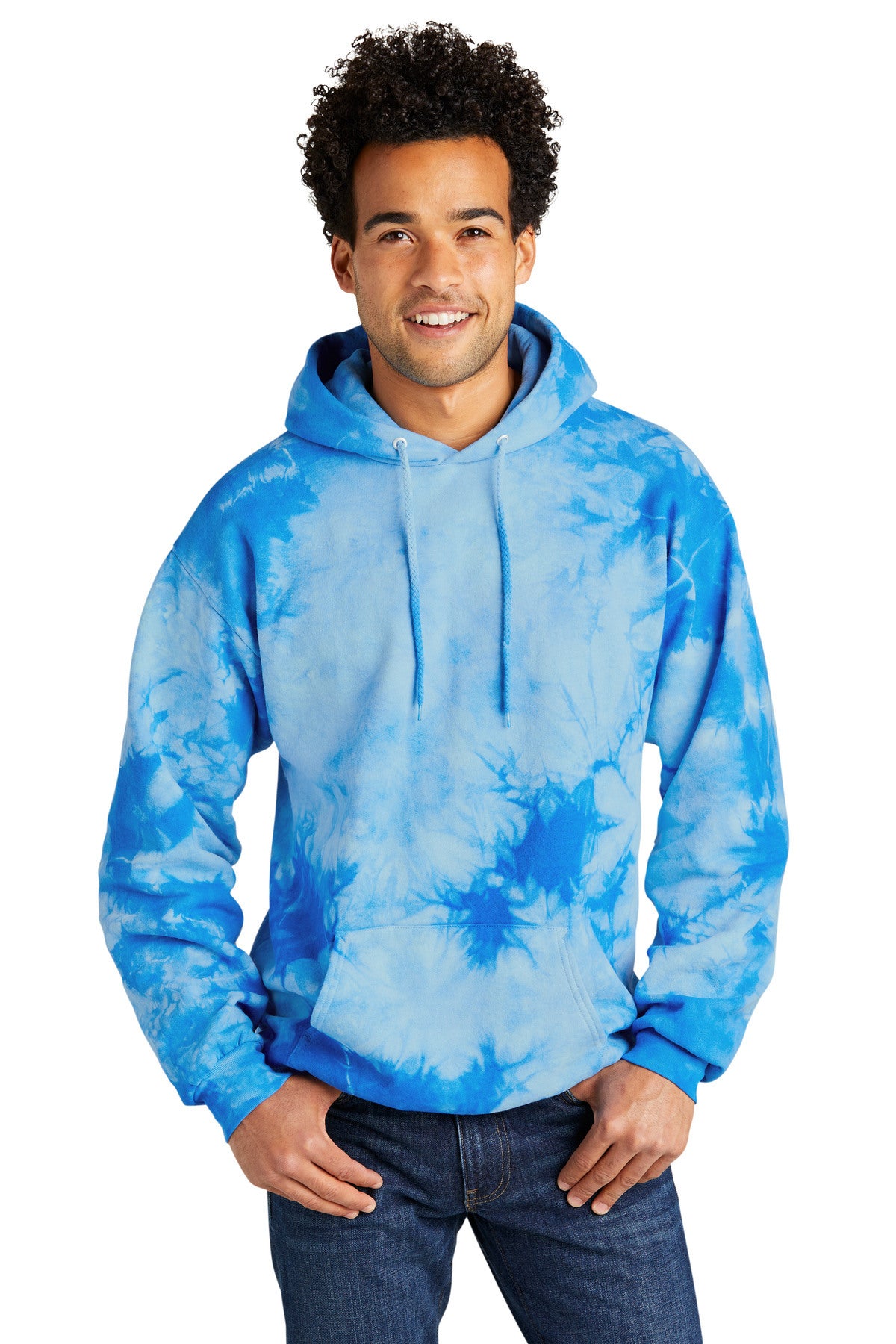 Port & Company Crystal Tie-Dye Pullover Hoodie