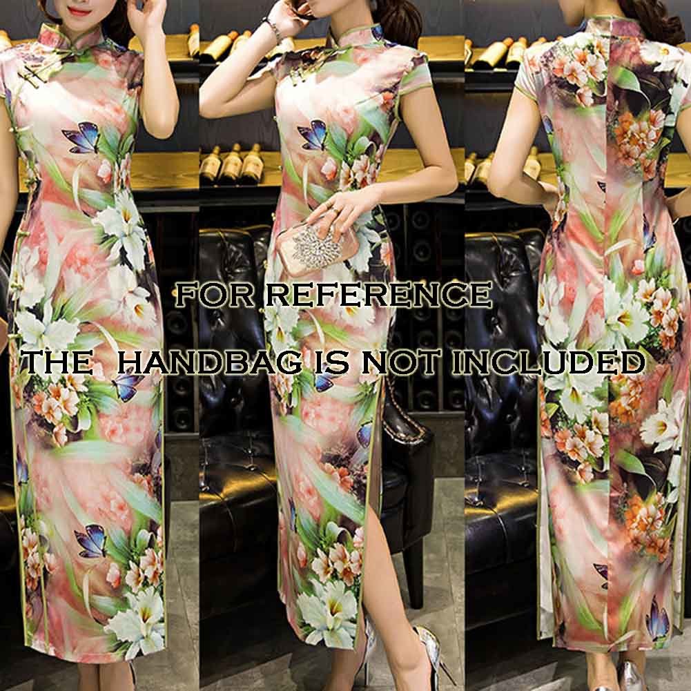 Floral Chinese Style Cheongsam Dress